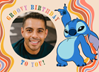 Groovy Birthday Disney Stitch